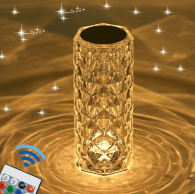 Creative Crystal Diamond Table Lamp Rechargeable Acrylic