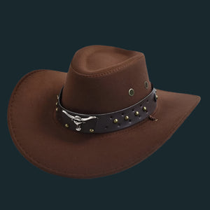 Artificial Suede Western Cowboy Hat