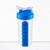 Portable Water Bottle One Week Use Medicine Box Cup