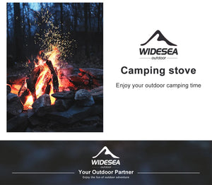 Widesea Camping Wind Proof Gas Burner Outdoor