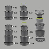 Cookware for Camping | Camping Cookware Set | Wanderlustprogear