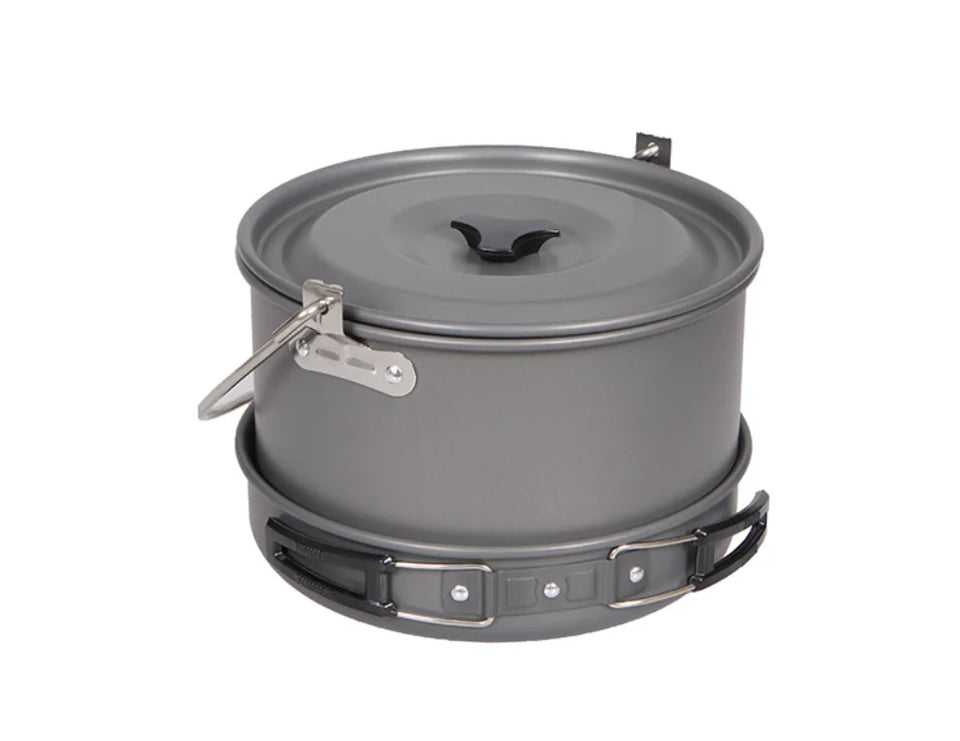 Camping Cookware Set for 1-7 Persons, Lightweight and Portable
