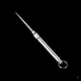 Titanium Outdoor EDC Portable Multi-Purpose Toothpick Bottle Fruit Fork Camping Tool