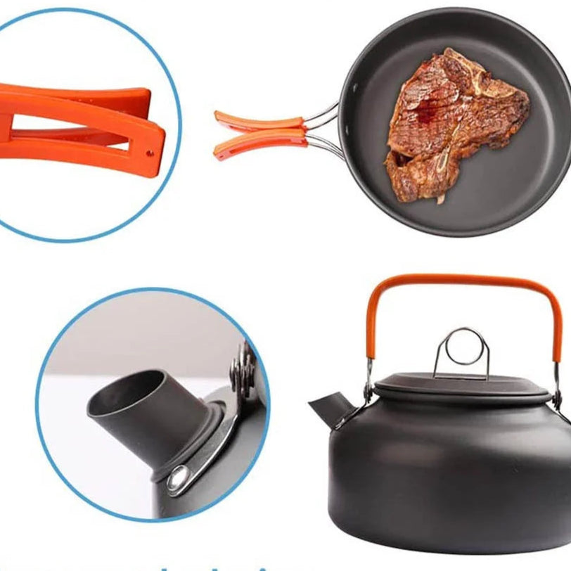 Camping Cooking Set | Aluminum Cooking Set | Wanderlustprogear