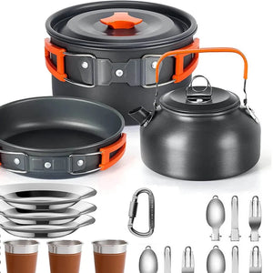 Camping Cooking Set | Aluminum Cooking Set | Wanderlustprogear