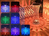 Creative Crystal Diamond Table Lamp Rechargeable Acrylic