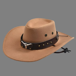 Suede Cowboy Hat | Retro Jazz Hat | Sunshade Hat | Wanderlustprogear