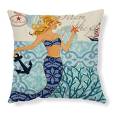 Cushion Covers Sea Turtle Printed Throw Pillow Cases For Home