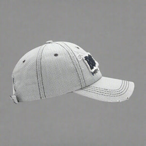 Three-dimensional Embroidery Men's Soft Peaked Cap