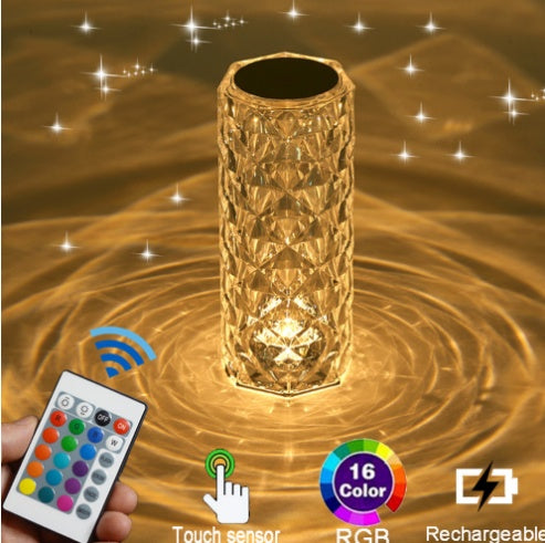 Crystal Diamond Lamp | Rechargeable Table Lamp | Wanderlustprogear