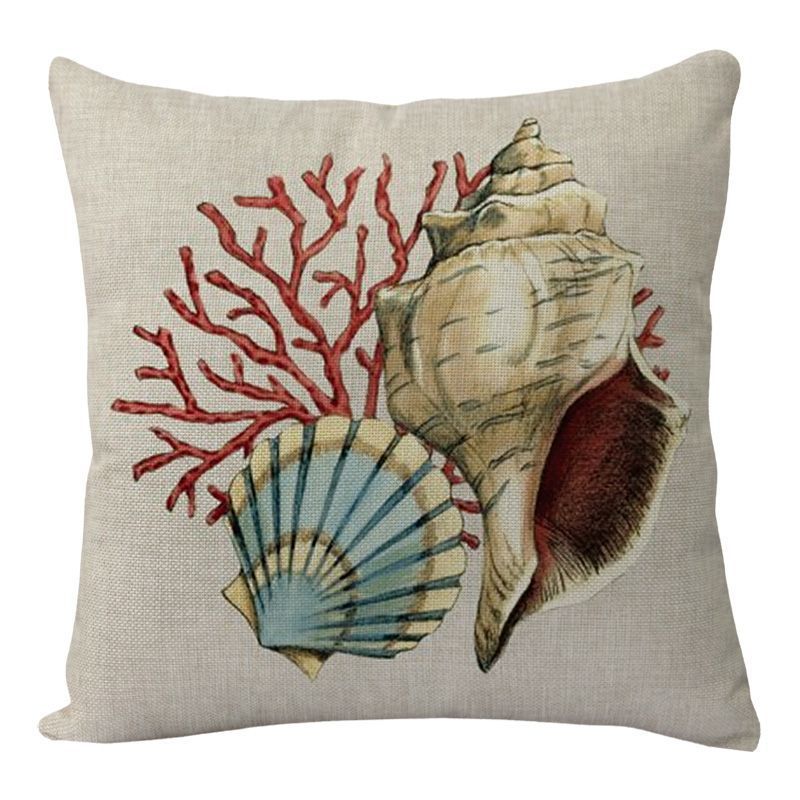 Cushion Covers Sea Turtle Printed Throw Pillow Cases For Home